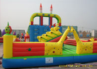 Parque de atracciones inflable del patio al aire libre con la lona del PVC de 0.55m m