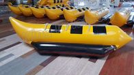 Barco de plátano inflable del agua de 3 asientos con el material de la lona del PVC de 0.9m m