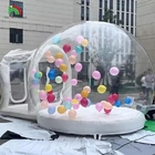 Tenda de casa de burbujas inflable de balón comercial de alta calidad con fondo rebotante para Patty
